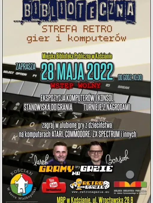 Biblioteczna strefa retro gier i komputerów